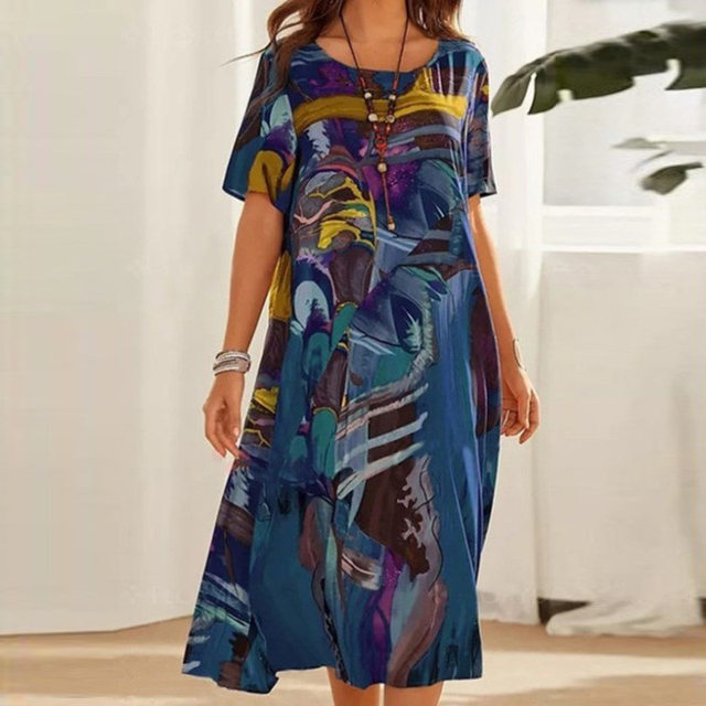 Women's Trendy Summer Dress – Chic & Lightweight for Warm Weather