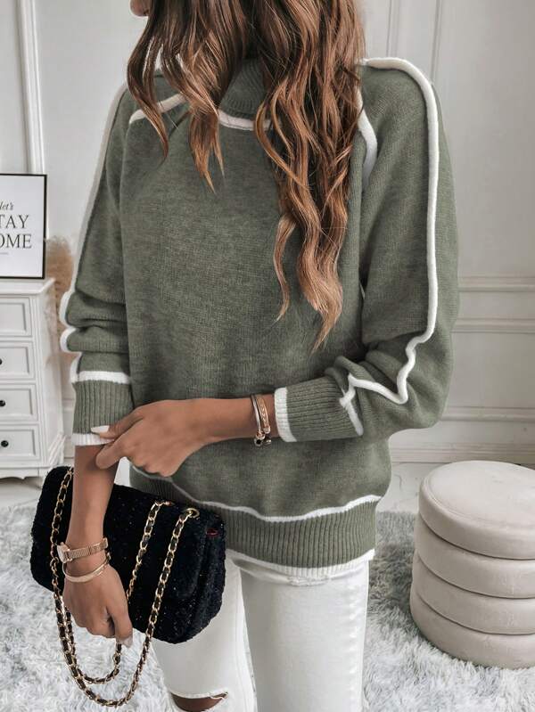Elegant Warm Lined Sweater – Chic & Cozy Design for a Sophisticated Look