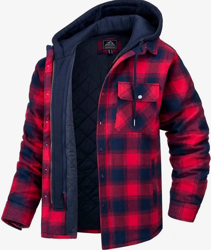 Checkered Men's Coat – Stylish & Trendy Outerwear for Any Occasion