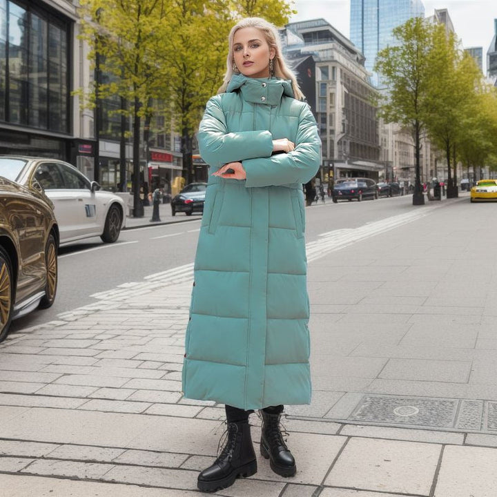 Windproof Long Winter Coat – Trendy & Stylish Outerwear for Cold Weather