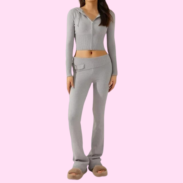Sexy Stylish Knitted Set – Trendy & Comfortable Fashion Ensemble