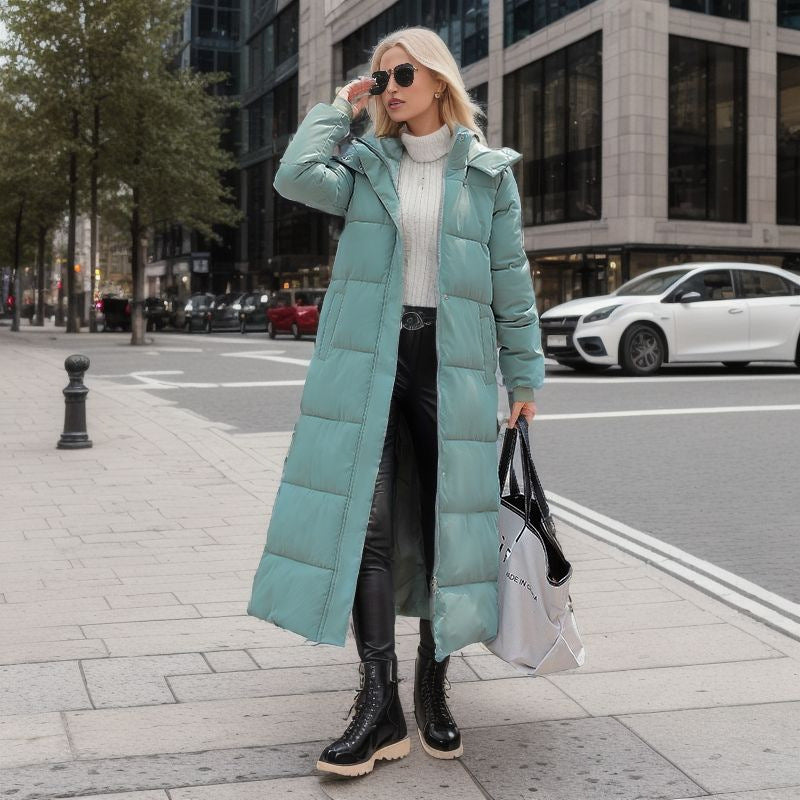 Windproof Long Winter Coat – Trendy & Stylish Outerwear for Cold Weather