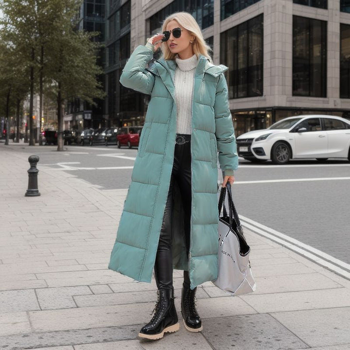 Windproof Long Winter Coat – Trendy & Stylish Outerwear for Cold Weather