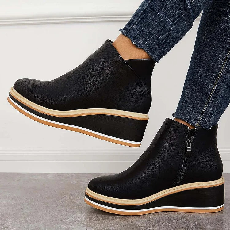 Elegant Wool-Lined Boots – Sophisticated Style for Cold Weather Flair