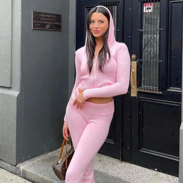 Sexy Stylish Knitted Set – Trendy & Comfortable Fashion Ensemble