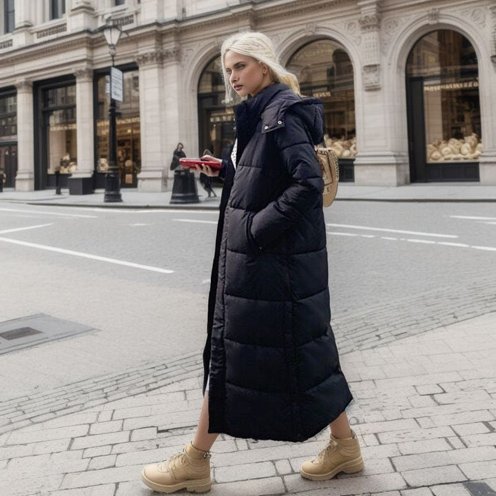 Windproof Long Winter Coat – Trendy & Stylish Outerwear for Cold Weather
