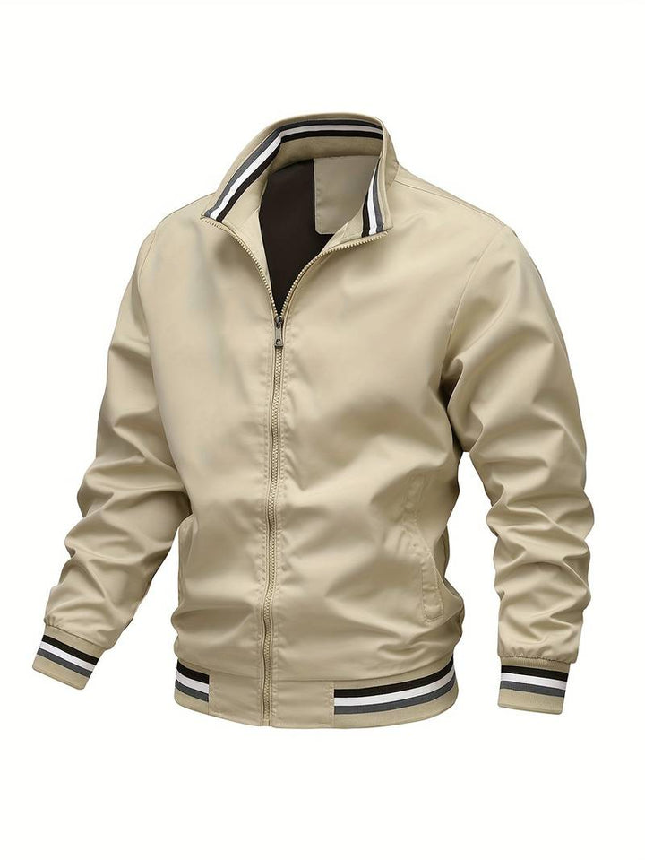 Stylish Stand Jacket – Modern & Chic Outerwear