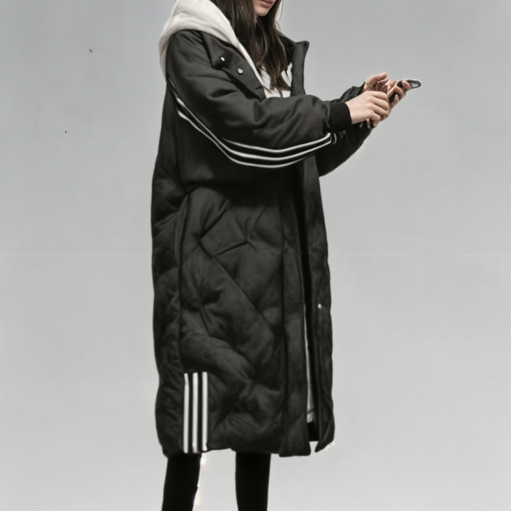 Women's Long Down Jacket – Elegant & Warm Winter Outerwear