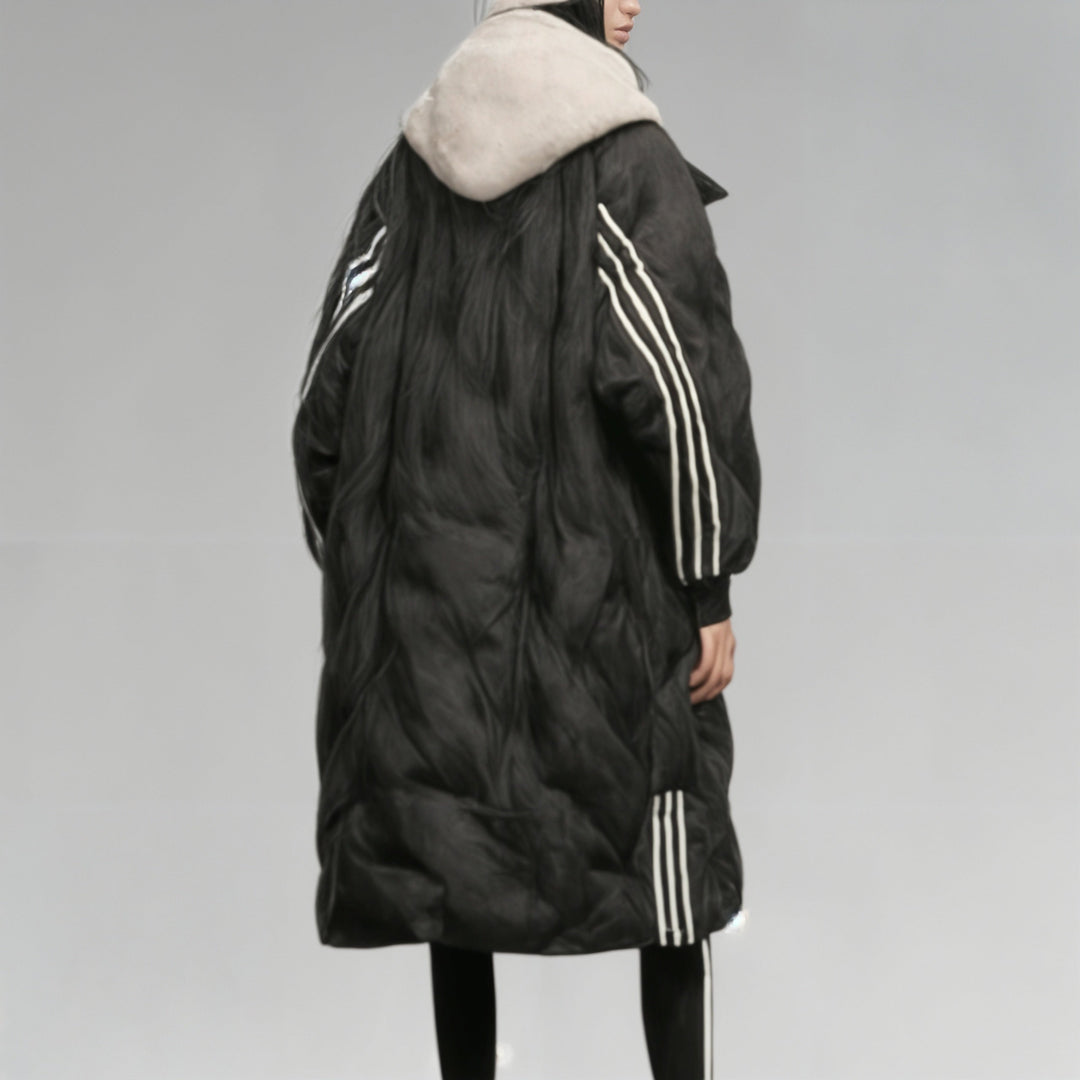 Women's Long Down Jacket – Elegant & Warm Winter Outerwear