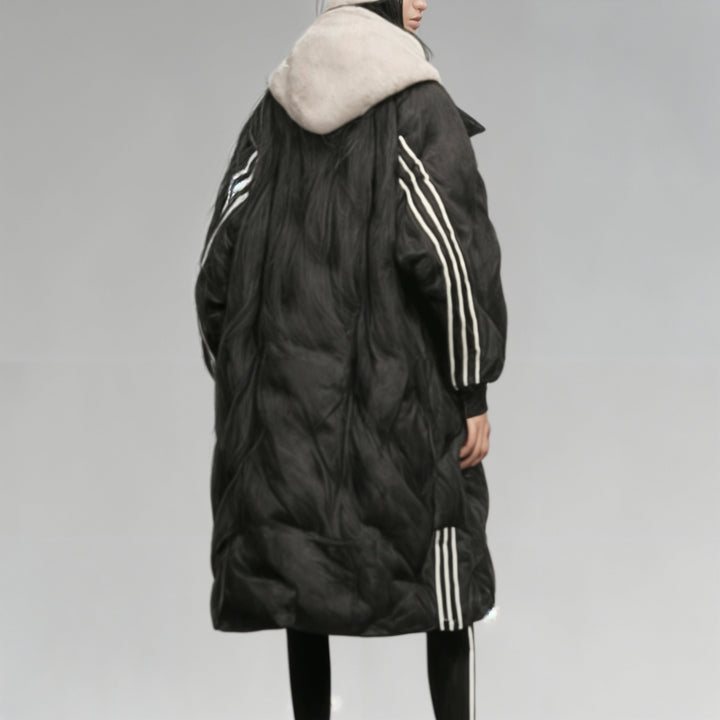Women's Long Down Jacket – Elegant & Warm Winter Outerwear