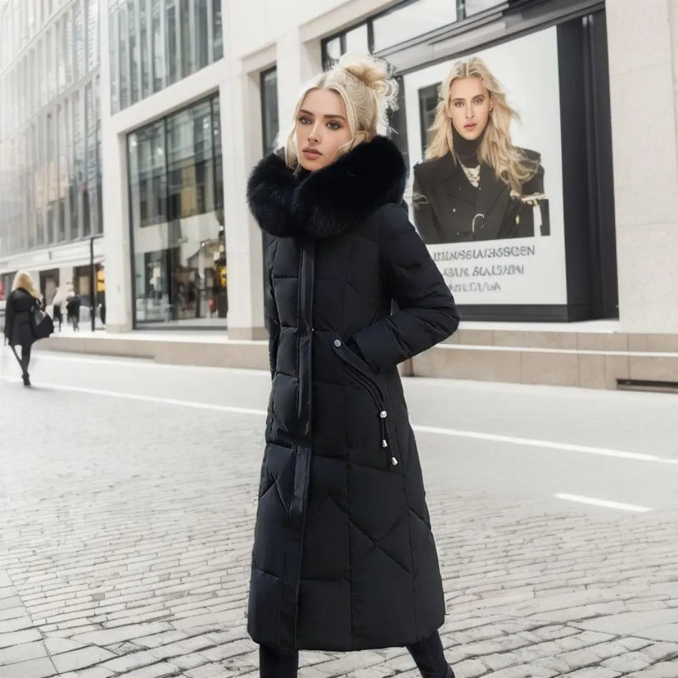 Extended Warm Winter Coat – Chic & Cozy Fashion Statement