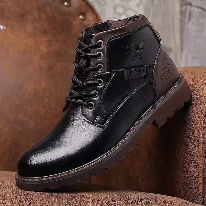 Zippered Leather Boots – Trendy & Modern Footwear for Any Occasion
