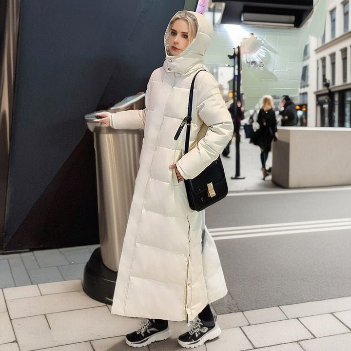Windproof Long Winter Coat – Trendy & Stylish Outerwear for Cold Weather