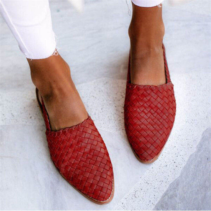 Leather Woven Sandals – Trendy & Comfortable Summer Footwear