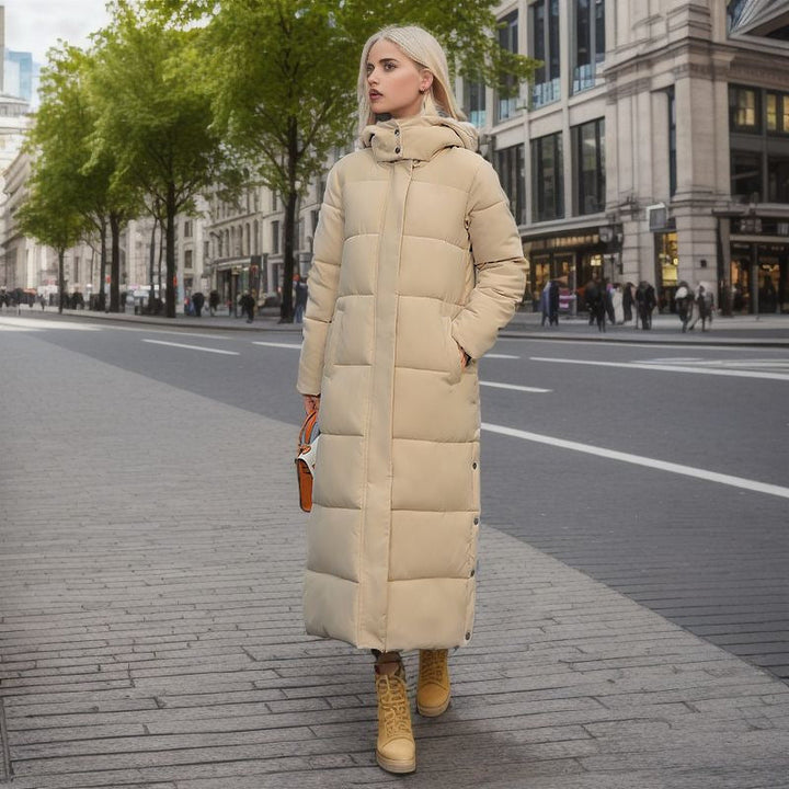 Windproof Long Winter Coat – Trendy & Stylish Outerwear for Cold Weather