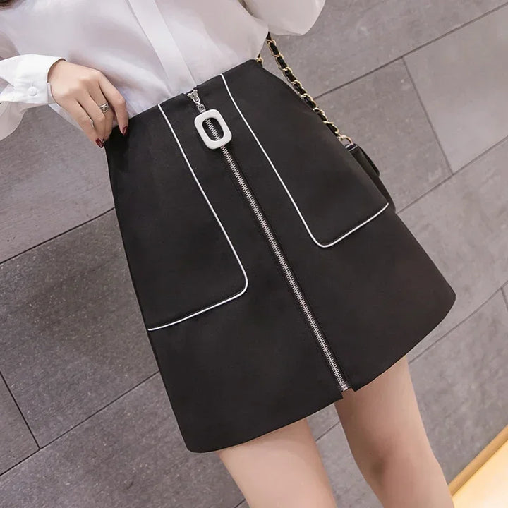 Mini Skirt With Zipper – Trendy & Chic Addition to Your Wardrobe