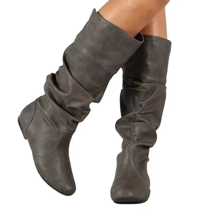 Cowboy Mid-Calf Boots – Trendy & Stylish Footwear for a Bold Look