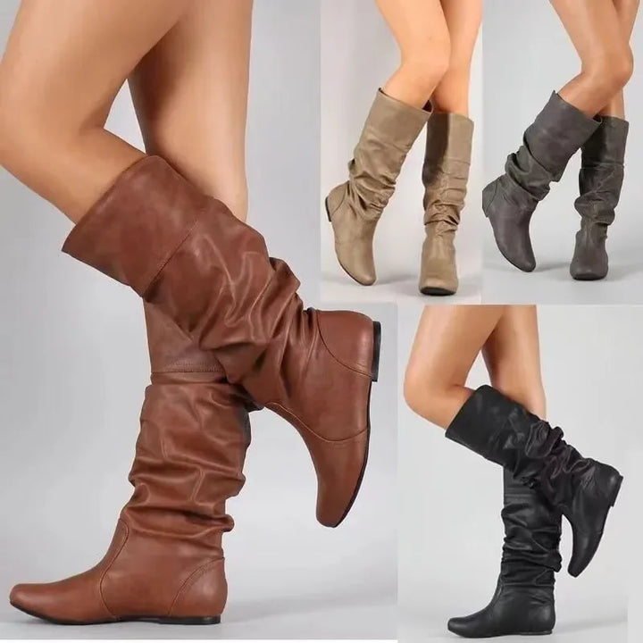 Cowboy Mid-Calf Boots – Trendy & Stylish Footwear for a Bold Look