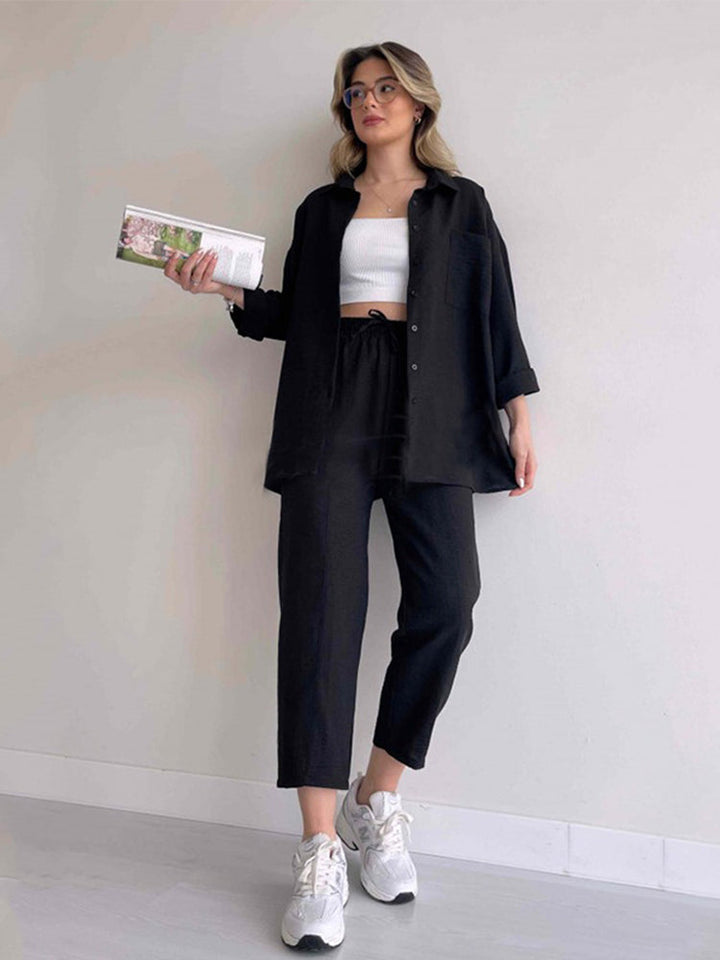 Linen Two Piece Set – Stylish & Comfortable Summer Outfit
