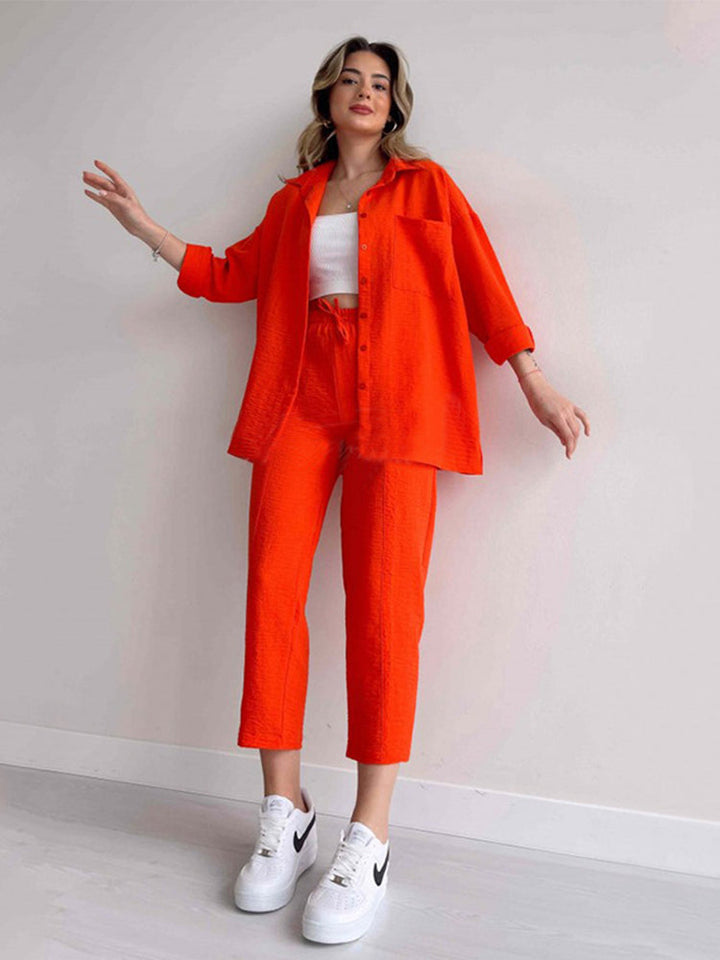 Linen Two Piece Set – Stylish & Comfortable Summer Outfit