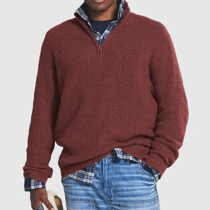 Premium Zip Sweater – Trendy & Comfortable Layering Essential