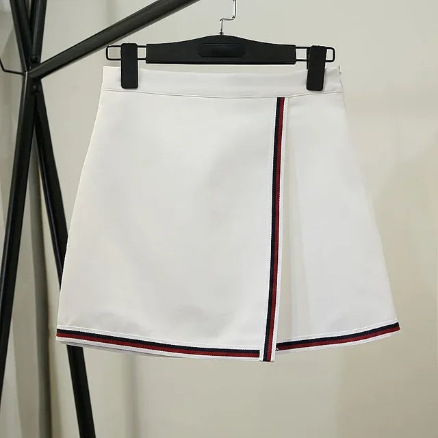 Contrasting Piping Skirt – Chic & Stylish Wardrobe Essential