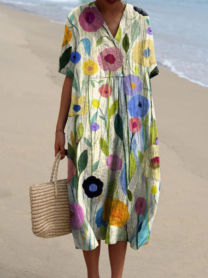 Floral Pattern Dress – Trendy & Chic Style