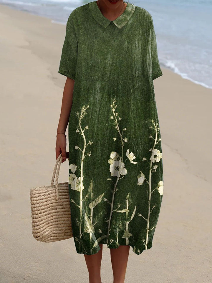 Floral Pattern Dress – Trendy & Chic Style