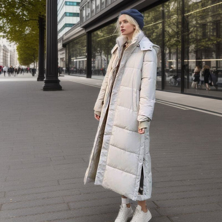 Windproof Long Winter Coat – Trendy & Stylish Outerwear for Cold Weather