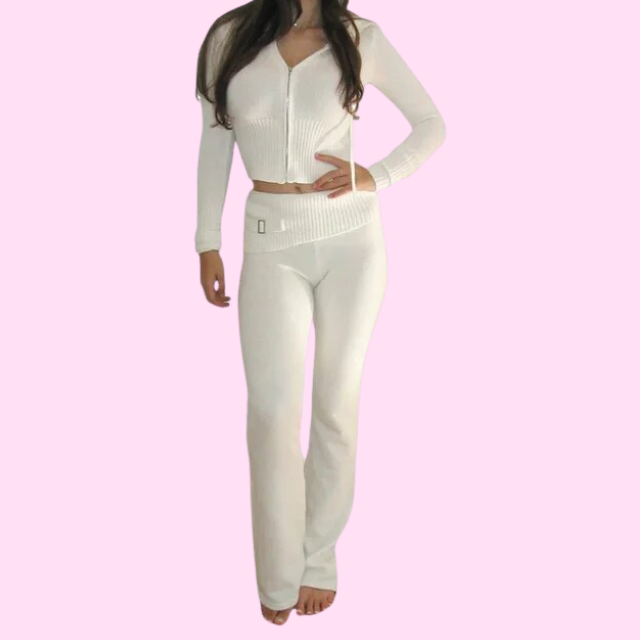 Sexy Stylish Knitted Set – Trendy & Comfortable Fashion Ensemble