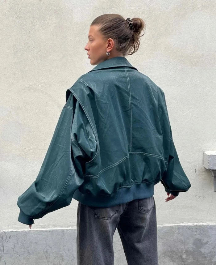 Oversized Leather Jacket – Trendy & Chic Outerwear for Every Occasion