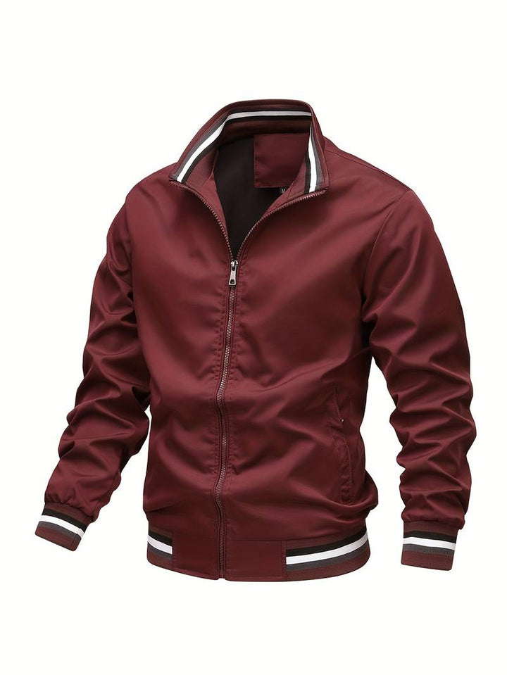 Stylish Stand Jacket – Modern & Chic Outerwear