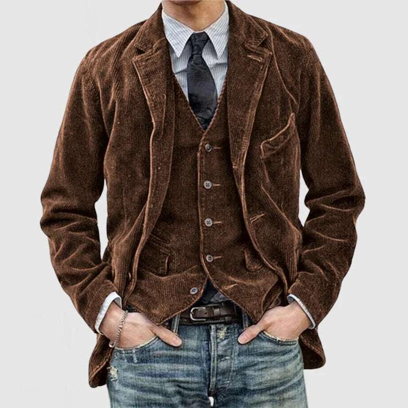 Corduroy Suit Jacket – Sophisticated & Stylish Statement Piece