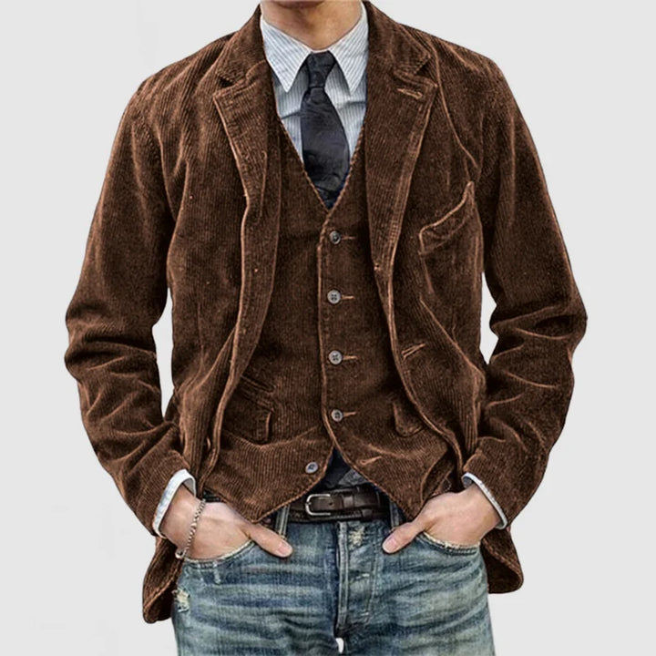 Corduroy Suit Jacket – Sophisticated & Stylish Statement Piece