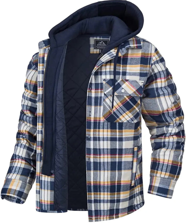Checkered Men's Coat – Stylish & Trendy Outerwear for Any Occasion
