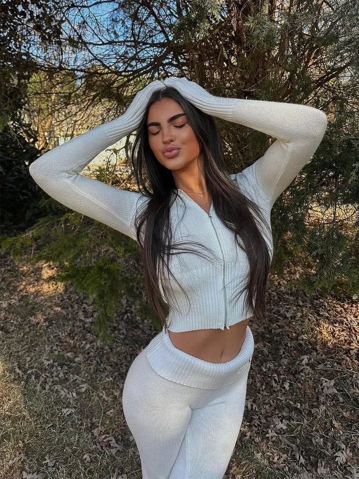 Cozy Knit Duo - Trendy & Comfortable Knitwear Set