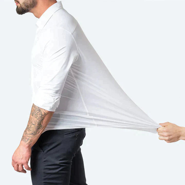 Anti-Wrinkle Long Sleeve Shirt – Modern & Stylish Office Essential