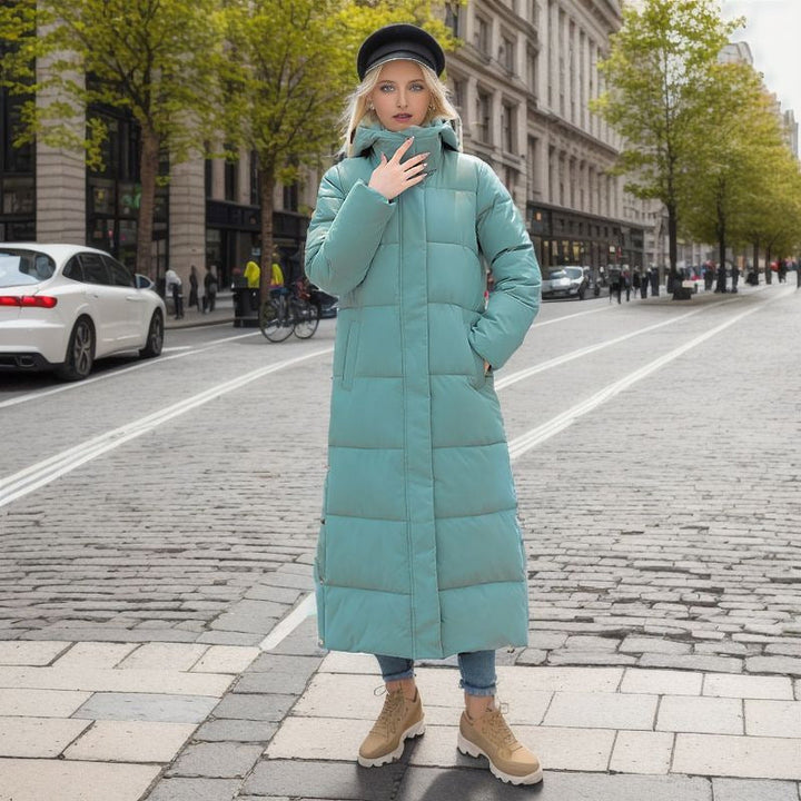 Windproof Long Winter Coat – Trendy & Stylish Outerwear for Cold Weather