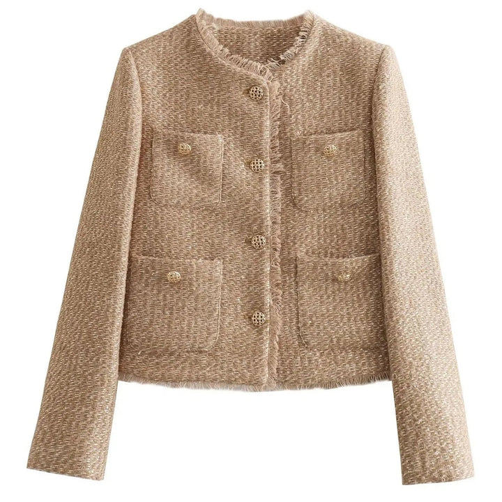 Modern Tweed Jacket – Chic & Stylish Layering Piece