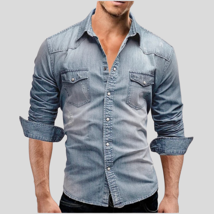 Modern Denim Shirt – Trendy & Stylish Wardrobe Essential