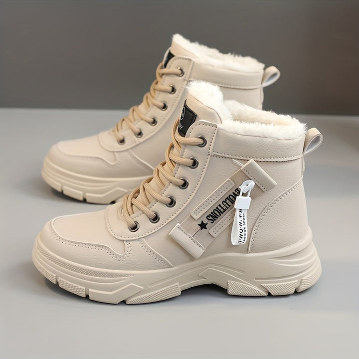 Warm Fleece Lined Boots – Cozy & Stylish Cold Weather Footwear