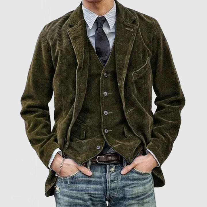 Corduroy Suit Jacket – Sophisticated & Stylish Statement Piece