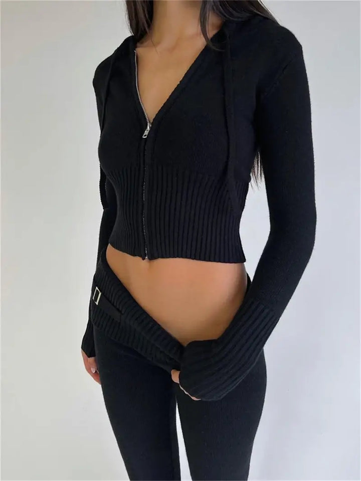 Cozy Knit Duo - Trendy & Comfortable Knitwear Set