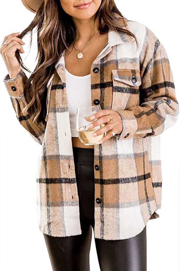Long Sleeve Plaid Flannel Shirt – Trendy & Cozy for Every Season