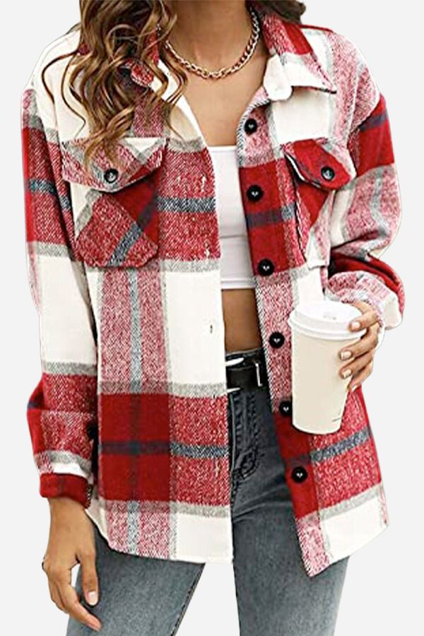 Long Sleeve Plaid Flannel Shirt – Trendy & Cozy for Every Season