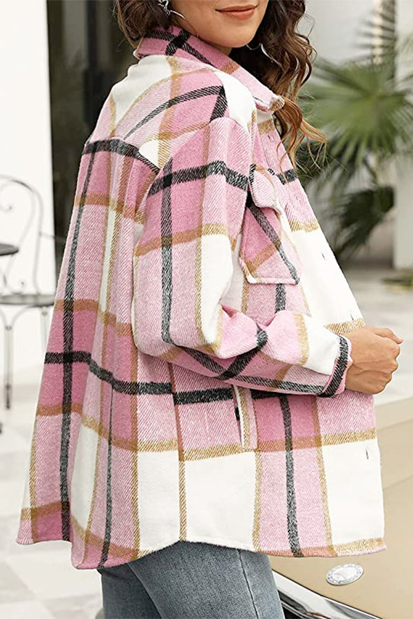 Long Sleeve Plaid Flannel Shirt – Trendy & Cozy for Every Season