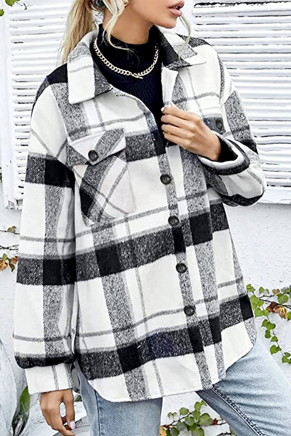 Long Sleeve Plaid Flannel Shirt – Trendy & Cozy for Every Season