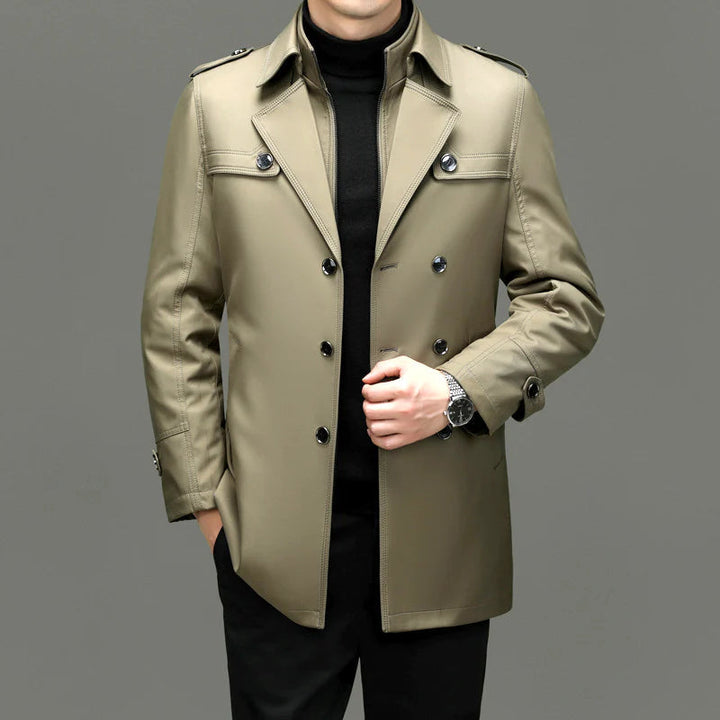 Men's Chic Trench Jacket – Modern Style for Sophisticated Looks