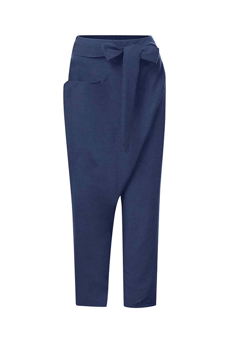 High-Waist Wrapped Comfy Pants – Trendy & Relaxed Style for Everyday Wear
