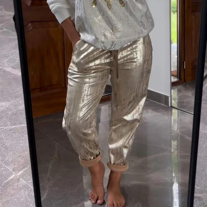 Fashionable Sequin Two-Piece Set – Trendy & Chic Ensemble